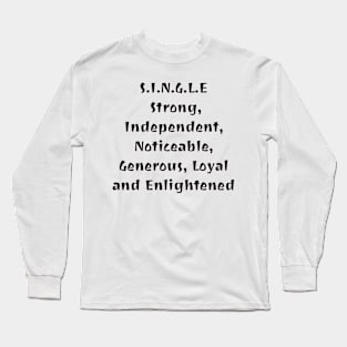 Single defined Long Sleeve T-Shirt